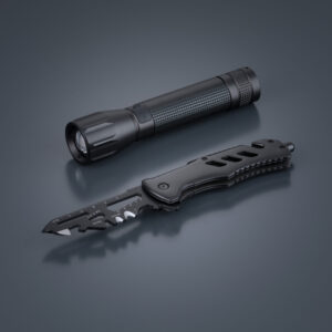 Optima Rescue Set: päästevahend ja suur taskulamp